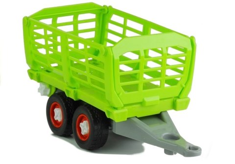 Rozkręcany Traktor z Otwierana Przyczepą 43 cm LEAN Toys Rozkręcany Traktor z Otwierana Przyczepą 43 cm LEAN Toys