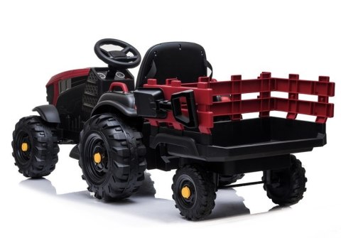 Traktor z Przyczepą na akumulator BDM0925 Czerwony LEAN CARS Traktor z Przyczepą na akumulator BDM0925 Czerwony LEAN CARS
