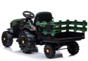 Traktor z Przyczepą na akumulator BDM0925 Zielony Wojskowy LEAN CARS