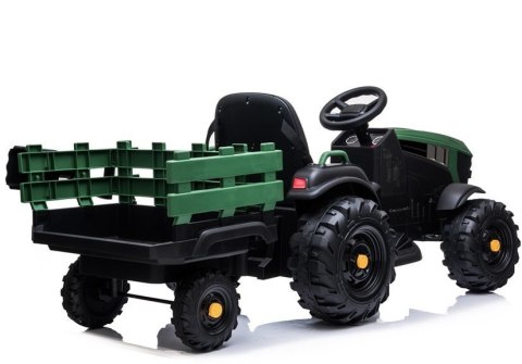 Traktor z Przyczepą na akumulator BDM0925 Zielony Wojskowy LEAN CARS Traktor z Przyczepą na akumulator BDM0925 Zielony Wojskowy LEAN CARS