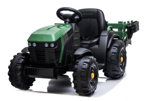 Traktor z Przyczepą na akumulator BDM0925 Zielony Wojskowy LEAN CARS Traktor z Przyczepą na akumulator BDM0925 Zielony Wojskowy LEAN CARS
