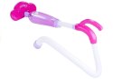 Zestaw Do Sprzątania Zabawkowy Odkurzacz Na Baterie 2 Końcówki Różowy LEAN Toys