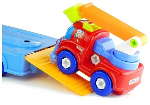 Zestaw Pojazdów Policja Straż Laweta Rozkręcane LEAN Toys Zestaw Pojazdów Policja Straż Laweta Rozkręcane LEAN Toys