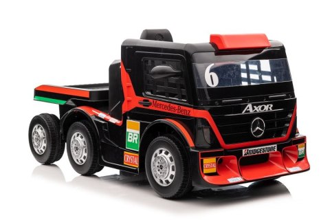 Auto Na Akumulator Mercedes + Naczepa XMX622B Czerwony LCD LEAN CARS Auto Na Akumulator Mercedes + Naczepa XMX622B Czerwony LCD LEAN CARS