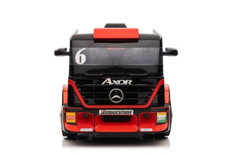 Auto Na Akumulator Mercedes + Naczepa XMX622B Czerwony LCD LEAN CARS Auto Na Akumulator Mercedes + Naczepa XMX622B Czerwony LCD LEAN CARS