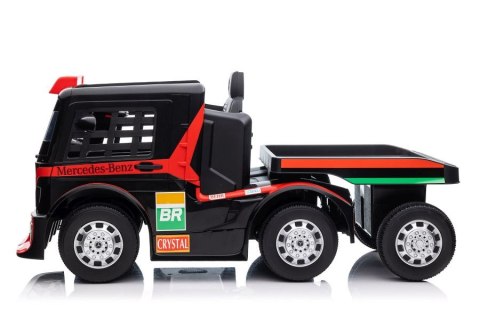 Auto Na Akumulator Mercedes + Naczepa XMX622B Czerwony LCD LEAN CARS Auto Na Akumulator Mercedes + Naczepa XMX622B Czerwony LCD LEAN CARS