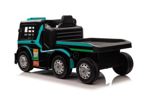 Auto Na Akumulator Mercedes+ Naczepa XMX622B Niebieski LCD LEAN CARS Auto Na Akumulator Mercedes+ Naczepa XMX622B Niebieski LCD LEAN CARS