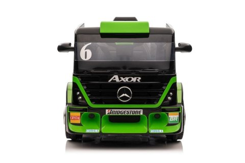 Auto Na Akumulator Mercedes + Naczepa XMX622B Zielony LCD LEAN CARS Auto Na Akumulator Mercedes + Naczepa XMX622B Zielony LCD LEAN CARS