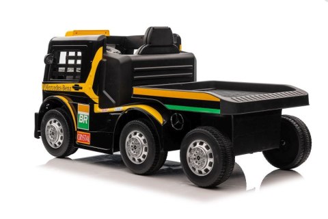 Auto Na Akumulator Mercedes + Naczepa XMX622B Zółty LCD LEAN CARS Auto Na Akumulator Mercedes + Naczepa XMX622B Zółty LCD LEAN CARS