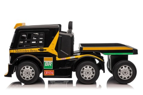 Auto Na Akumulator Mercedes + Naczepa XMX622B Zółty LCD LEAN CARS Auto Na Akumulator Mercedes + Naczepa XMX622B Zółty LCD LEAN CARS
