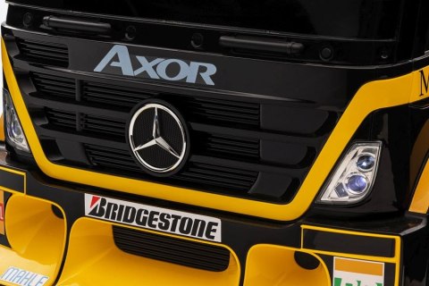 Auto Na Akumulator Mercedes + Naczepa XMX622B Zółty LCD LEAN CARS Auto Na Akumulator Mercedes + Naczepa XMX622B Zółty LCD LEAN CARS