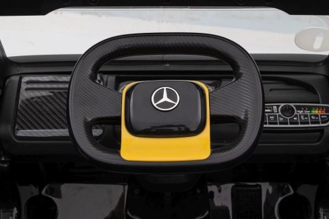 Auto Na Akumulator Mercedes + Naczepa XMX622B Zółty LCD LEAN CARS Auto Na Akumulator Mercedes + Naczepa XMX622B Zółty LCD LEAN CARS