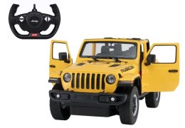 Auto R/C Jeep Wrangler Rubicon 1:14 Rastar Żółty Rastar