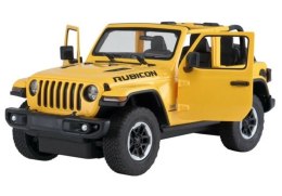 Auto R/C Jeep Wrangler Rubicon 1:14 Rastar Żółty Rastar