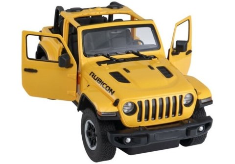 Auto R/C Jeep Wrangler Rubicon 1:14 Rastar Żółty Rastar Auto R/C Jeep Wrangler Rubicon 1:14 Rastar Żółty Rastar