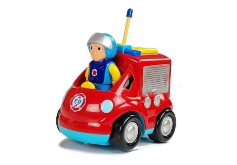 Auto Straż Pożarna z kierownicą Zdalnie Sterowana LEAN Toys Auto Straż Pożarna z kierownicą Zdalnie Sterowana LEAN Toys