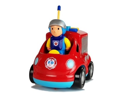 Auto Straż Pożarna z kierownicą Zdalnie Sterowana LEAN Toys Auto Straż Pożarna z kierownicą Zdalnie Sterowana LEAN Toys