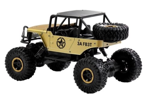 Auto Zdalnie Sterowane Jeep R/C 1:18 Złoty LEAN Toys Auto Zdalnie Sterowane Jeep R/C 1:18 Złoty LEAN Toys