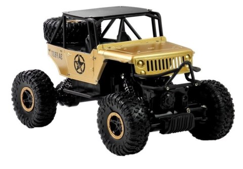 Auto Zdalnie Sterowane Jeep R/C 1:18 Złoty LEAN Toys Auto Zdalnie Sterowane Jeep R/C 1:18 Złoty LEAN Toys