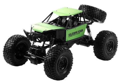 Auto Zdalnie Sterowane Monster Truck na resorach Zielony LEAN Toys Auto Zdalnie Sterowane Monster Truck na resorach Zielony LEAN Toys