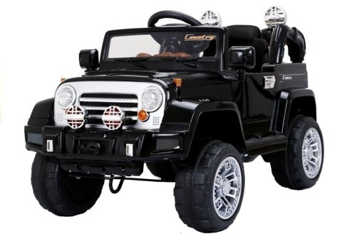 Auto na Akumulator Jeep JJ245 Czarny LEAN CARS Auto na Akumulator Jeep JJ245 Czarny LEAN CARS