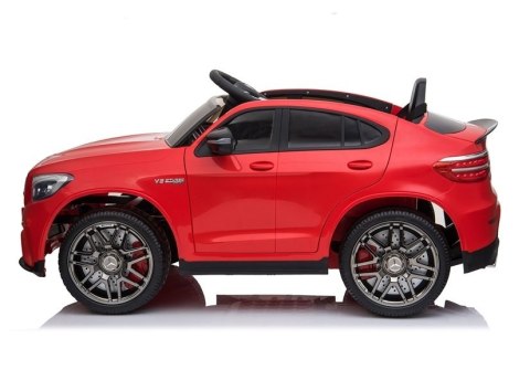 Auto na akumulator Mercedes GLC 63S QLS-5688 Czerwony 4x4 LEAN CARS Auto na akumulator Mercedes GLC 63S QLS-5688 Czerwony 4x4 LEAN CARS