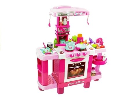 Duża Kuchnia dla dzieci Toster Ekspres Różowa LEAN Toys Duża Kuchnia dla dzieci Toster Ekspres Różowa LEAN Toys