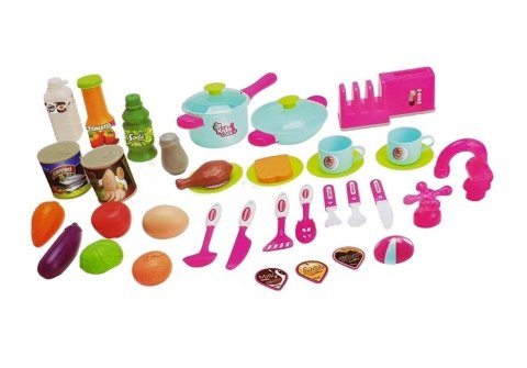 Duża Kuchnia dla dzieci Toster Ekspres Różowa LEAN Toys Duża Kuchnia dla dzieci Toster Ekspres Różowa LEAN Toys