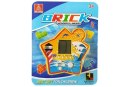 Gra Elektroniczna Kieszonkowa Brick Tetris Żółty LEAN TOYS