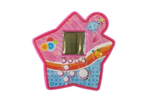 Gra Elektroniczna Kieszonkowa Tetris Gwiazdka Fioletowy LEAN TOYS Gra Elektroniczna Kieszonkowa Tetris Gwiazdka Fioletowy LEAN TOYS