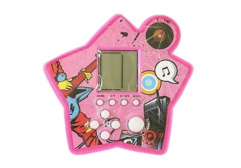Gra Elektroniczna Kieszonkowa Tetris Gwiazdka Fioletowy LEAN TOYS Gra Elektroniczna Kieszonkowa Tetris Gwiazdka Fioletowy LEAN TOYS