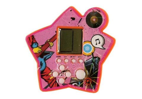 Gra Elektroniczna Kieszonkowa Tetris Gwiazdka Pomarańczowy LEAN TOYS Gra Elektroniczna Kieszonkowa Tetris Gwiazdka Pomarańczowy LEAN TOYS