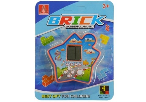 Gra Elektroniczna Kieszonkowa Tetris Gwiazdka Pomarańczowy LEAN TOYS Gra Elektroniczna Kieszonkowa Tetris Gwiazdka Pomarańczowy LEAN TOYS