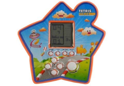 Gra Elektroniczna Kieszonkowa Tetris Gwiazdka Pomarańczowy LEAN TOYS Gra Elektroniczna Kieszonkowa Tetris Gwiazdka Pomarańczowy LEAN TOYS