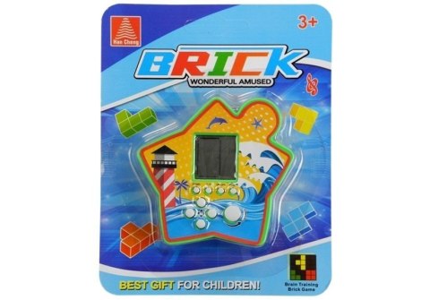 Gra Elektroniczna Kieszonkowa Tetris Gwiazdka Zielony LEAN TOYS Gra Elektroniczna Kieszonkowa Tetris Gwiazdka Zielony LEAN TOYS