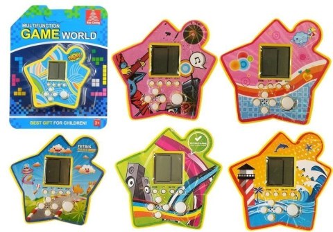 Gra Elektroniczna Kieszonkowa Tetris Gwiazdka Żółty LEAN TOYS Gra Elektroniczna Kieszonkowa Tetris Gwiazdka Żółty LEAN TOYS