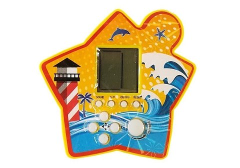 Gra Elektroniczna Kieszonkowa Tetris Gwiazdka Żółty LEAN TOYS Gra Elektroniczna Kieszonkowa Tetris Gwiazdka Żółty LEAN TOYS