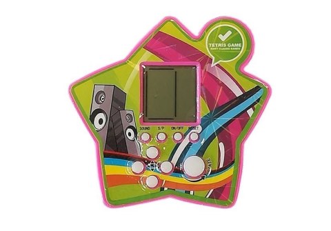 Gra Elektroniczna Kieszonkowa Tetris Różowy LEAN TOYS Gra Elektroniczna Kieszonkowa Tetris Różowy LEAN TOYS