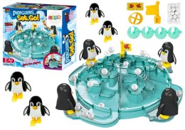 Gra Lodowiec Pingwinów Podbijanie Piłek Śnieżek LEAN Toys