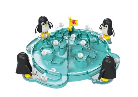 Gra Lodowiec Pingwinów Podbijanie Piłek Śnieżek LEAN Toys Gra Lodowiec Pingwinów Podbijanie Piłek Śnieżek LEAN Toys