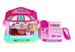 Kasa Fiskalna Stragan Słodkości Candy Shop 35 Elementów LEAN Toys