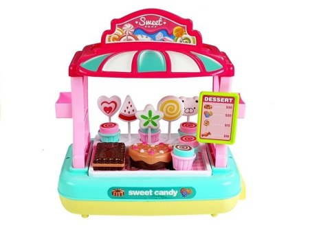 Kasa Fiskalna Stragan Słodkości Candy Shop 35 Elementów LEAN Toys Kasa Fiskalna Stragan Słodkości Candy Shop 35 Elementów LEAN Toys