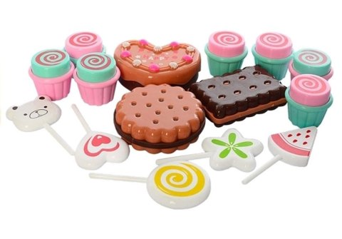 Kasa Fiskalna Stragan Słodkości Candy Shop 35 Elementów LEAN Toys Kasa Fiskalna Stragan Słodkości Candy Shop 35 Elementów LEAN Toys