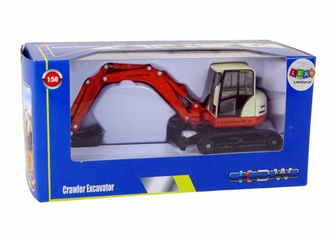 Koparka Metalowa z Łyżką Ruchome Ramie 1:50 LEAN Toys Koparka Metalowa z Łyżką Ruchome Ramie 1:50 LEAN Toys