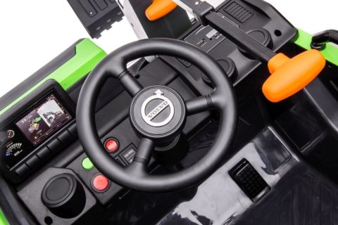 Koparka Na Akumulator Volvo DK-VE888 Zielona LEAN CARS Koparka Na Akumulator Volvo DK-VE888 Zielona LEAN CARS