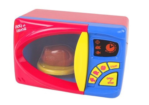 Kuchenka Mikrofalowa Akcesoria Pizza Kurczak Mikrofalówka Na Baterie LEAN Toys Kuchenka Mikrofalowa Akcesoria Pizza Kurczak Mikrofalówka Na Baterie LEAN Toys