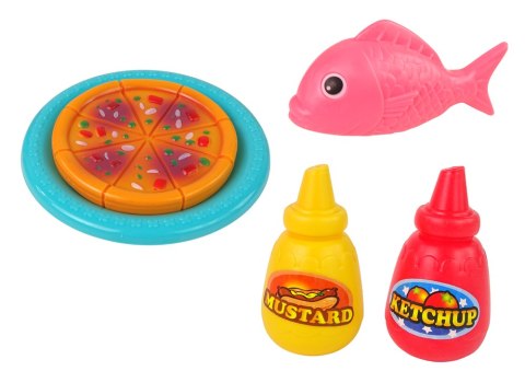 Kuchenka Mikrofalowa Akcesoria Pizza Kurczak Mikrofalówka Na Baterie LEAN Toys Kuchenka Mikrofalowa Akcesoria Pizza Kurczak Mikrofalówka Na Baterie LEAN Toys