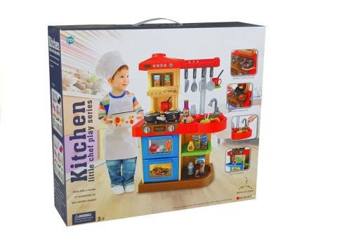 Kuchnia Dla Malucha z dźwiękami i światełkami Kran LEAN Toys Kuchnia Dla Malucha z dźwiękami i światełkami Kran LEAN Toys