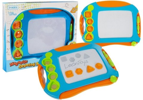 Tablica Znikopis z Pieczątkami Na Magnes LEAN Toys Tablica Znikopis z Pieczątkami Na Magnes LEAN Toys