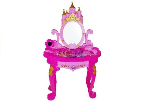 Toaletka z Krzesłem Na Nóżkach Akcesoria LEAN Toys Toaletka z Krzesłem Na Nóżkach Akcesoria LEAN Toys